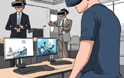 Virtual reality training for companies