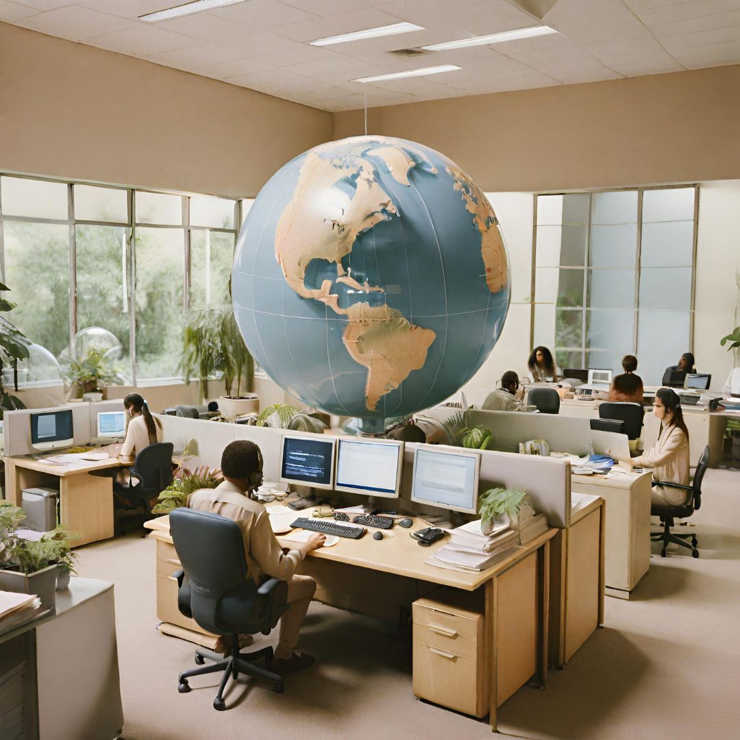 Call centers for teleworking