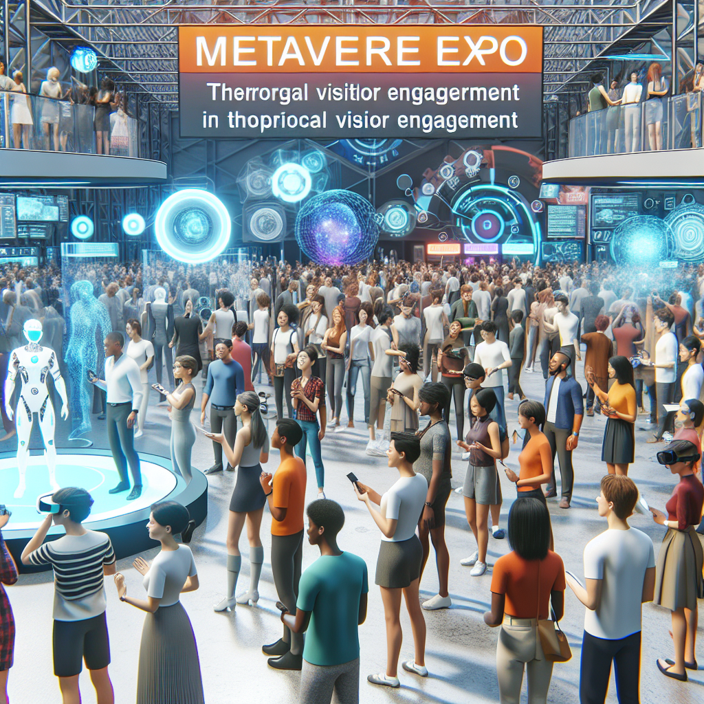 Metaverse expo visitor engagement