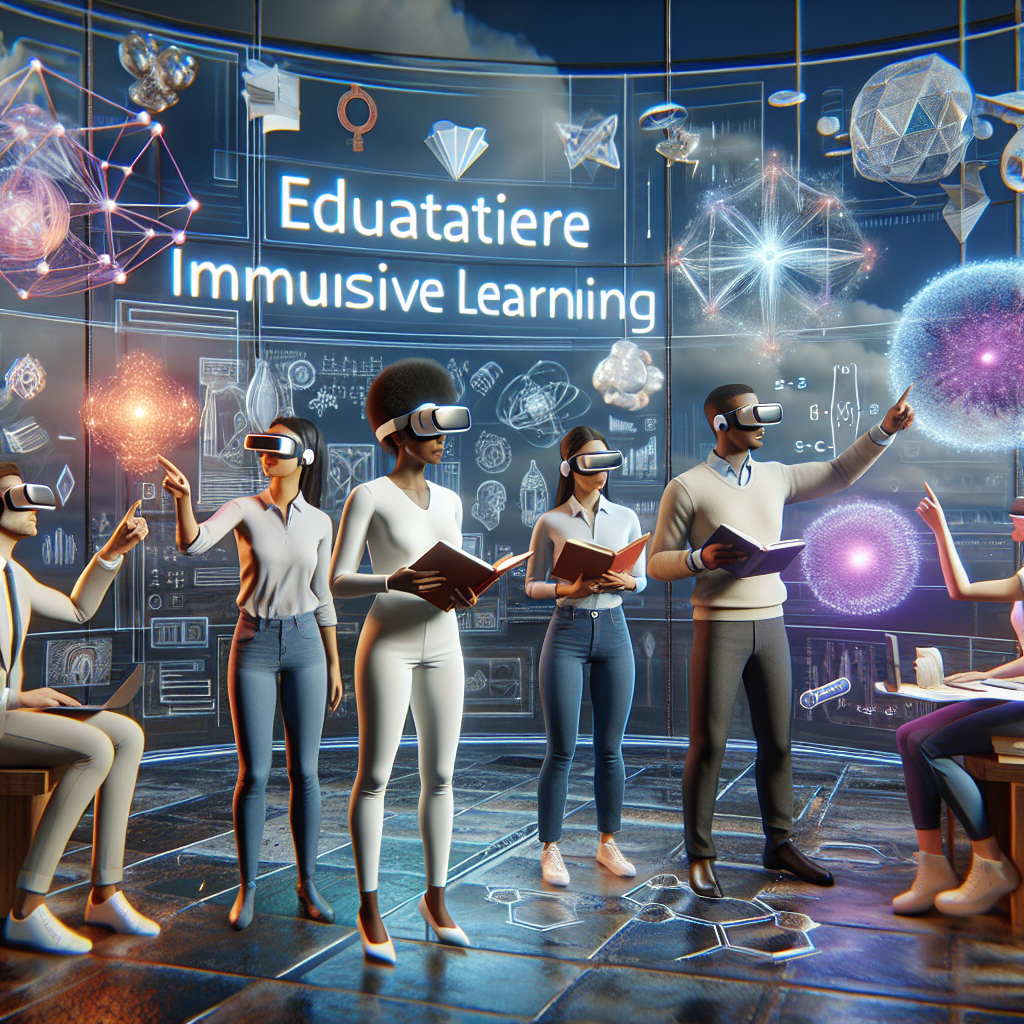 Educational Metaverse immersive learning