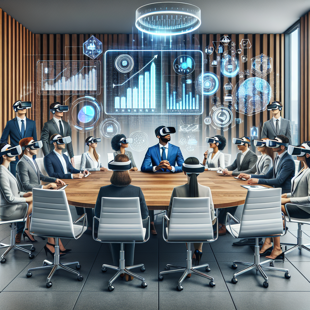 Virtual reality in corporate meetings