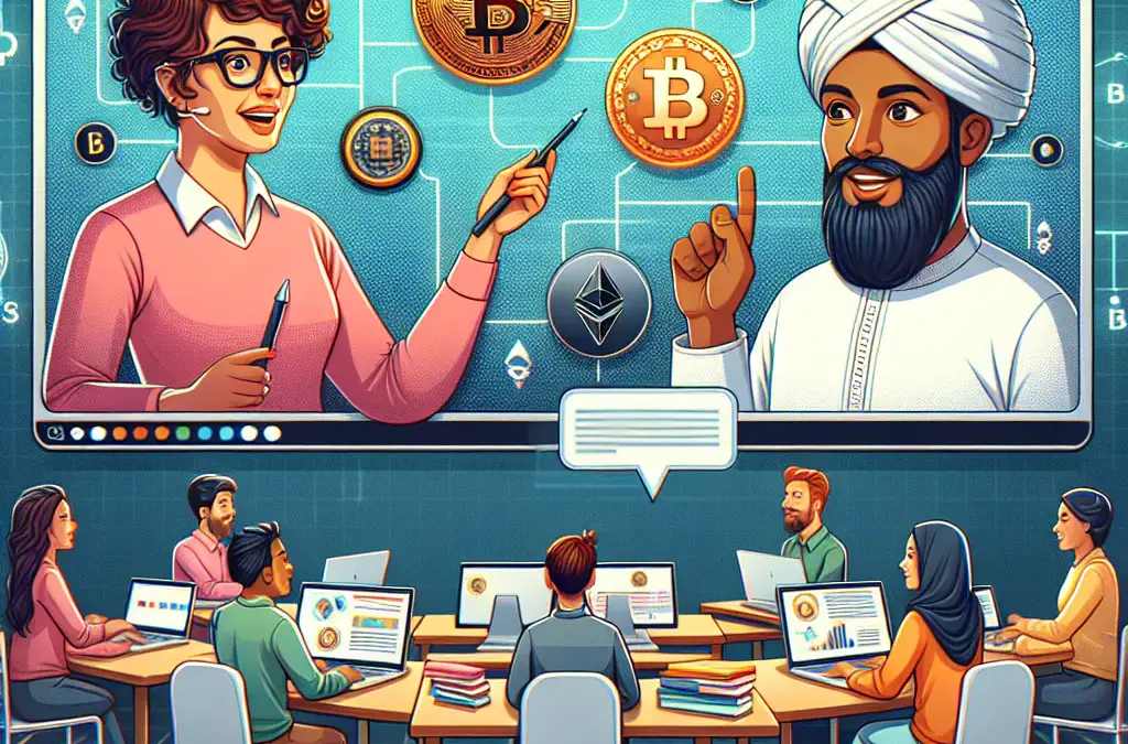 Uso de criptomonedas en la educación y formación en línea